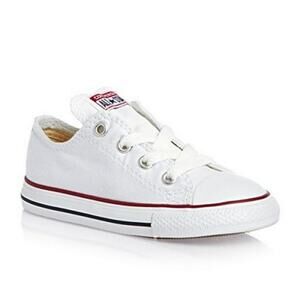 NWT Converse Kids Chuck Taylor Low Top Sneakers – White, Toddler Size 7